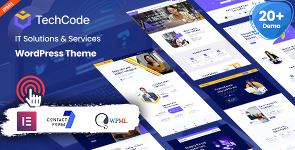 Techcode - IT Solutions and Services WordPress Theme listing image