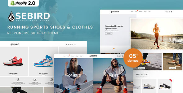 Sebird - Sports Shoes Responsive Shopify Theme