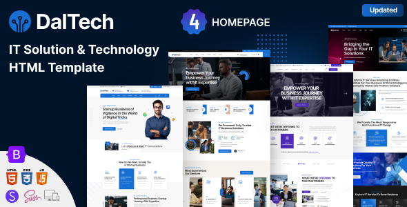 Daltech - IT Solution and Technology HTML Template
