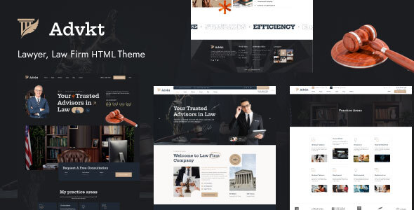 Advkt - Lawyer Attorney & Law Firm HTML5 Template
