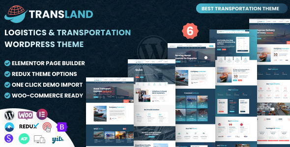 Transland - Transport & Logistics WordPress Theme