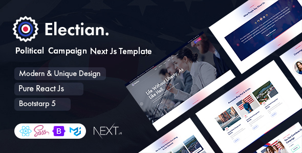 Electian - Political Campaign Next Js Template