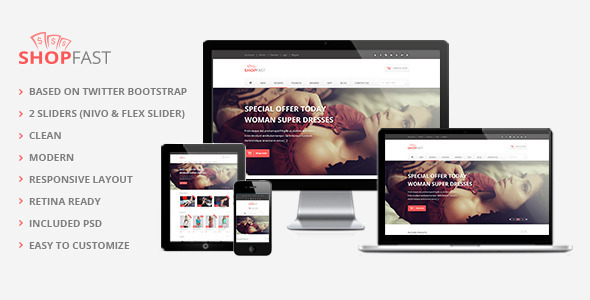ShopFast - Modern Ecommerce HTML Template