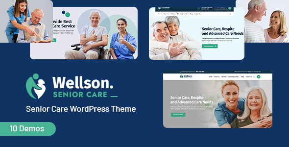 Wellson - Senior Care and Medical WordPress Theme product preview