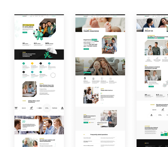 Insurx – Insurance Agency Elementor Pro Template Kit