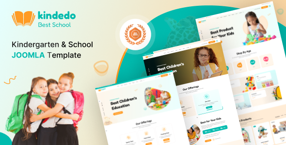 Kindedo - Kindergarten & School Joomla 6 Template