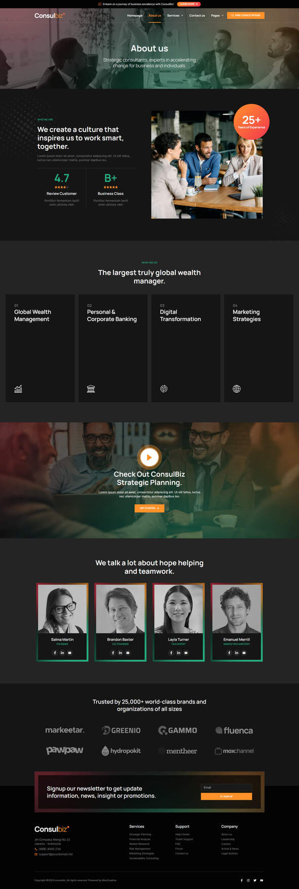 ConsulBiz - Business Consultant Elementor Template Kit