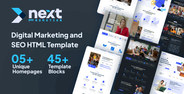NextPro - SEO SMM & Digital Marketing Agency HTML Template