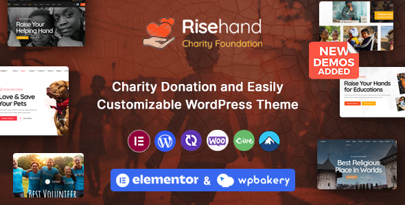 RiseHand - Charity & Donation WordPress Theme