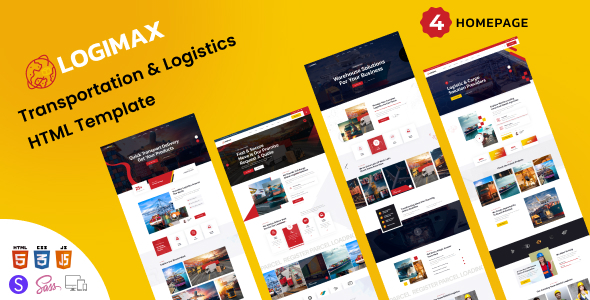 Logimax  - Transportation & Logistics HTML Template