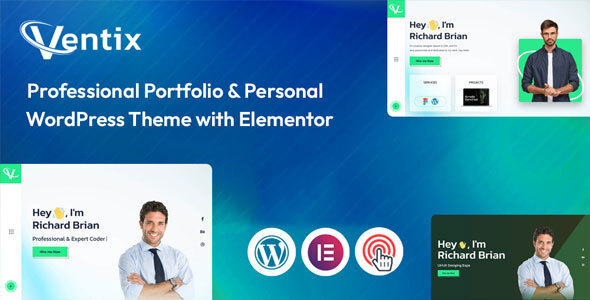 Ventix - Portfolio Resume WordPress Theme