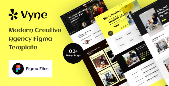 Preview image for Vyne - Creative Agency Figma Template
