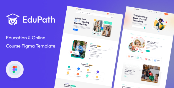 Edupath - Education & Online Course Figma Template
