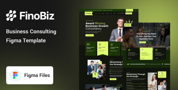 FinoBiz - Business Consulting Figma Template