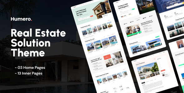 Homero - Real Estate Website XD Template