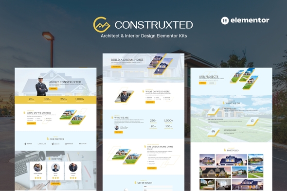 Construxted - Architect & Interior Design Elementor Template Kit