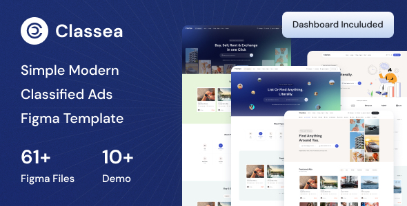 Classea - Classified Ads & Listing Figma Template