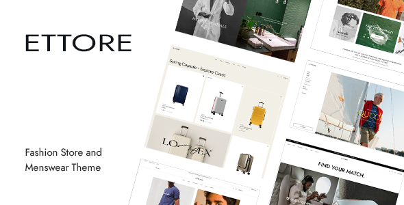 Ettore - Fashion Store and Menswear WooCommerce WordPress Theme