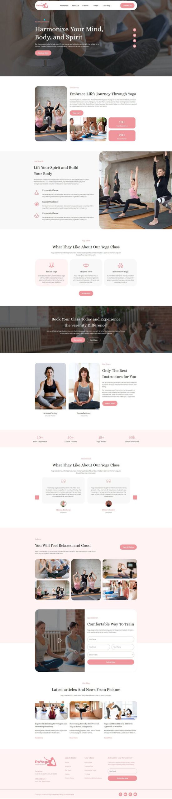 Payoga - Meditation & Yoga Studio Elementor Template Kit