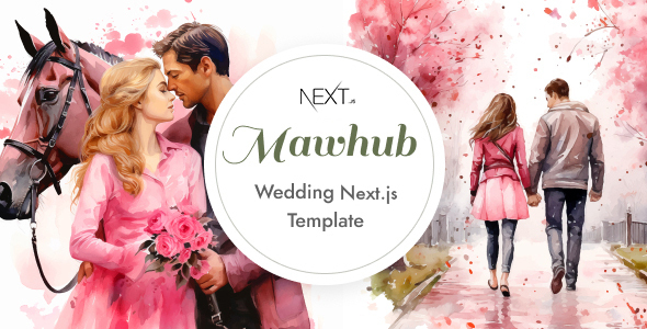 Product preview supplied for Mawhub - Wedding Invitation Next JS Template