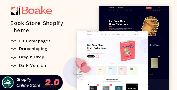 Preview image for Baoke – Book Store Shopify Theme