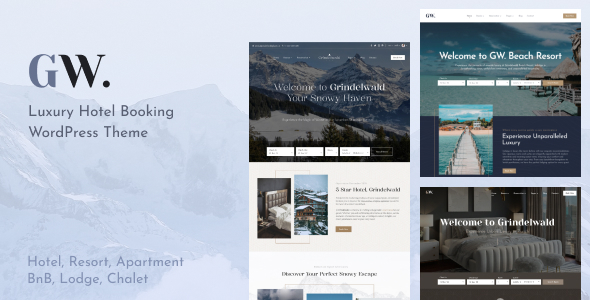 Hotel Booking WordPress - Grindelwald