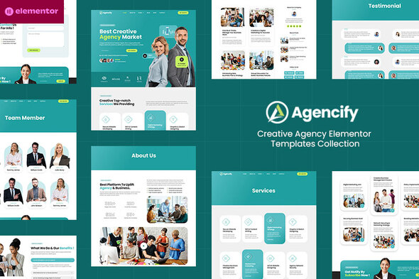 Agentor - Creative Agency Elementor Pro Template Kit