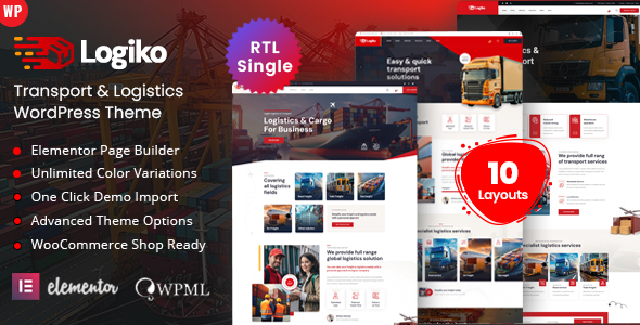 Logiko - Logistics Transport WordPress