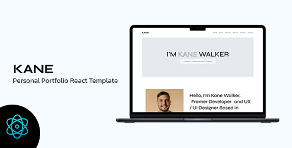 Kane - Personal Portfolio React Template
