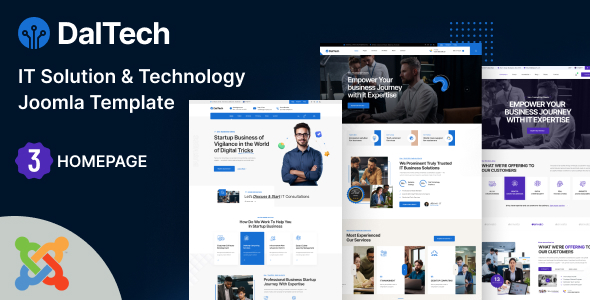 DalTech - IT Solution and Technology Joomla 6 Template