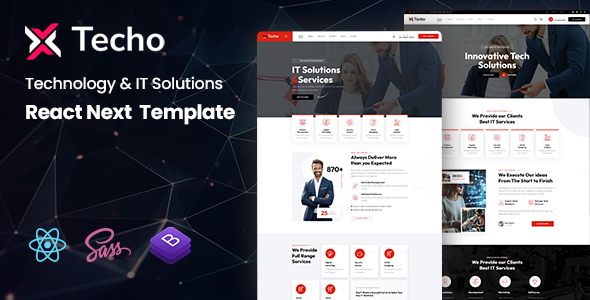 Techo - Technology & IT Solutions React NextJs Template