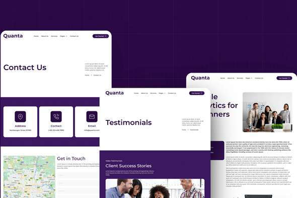 Quanta - Digital Marketing Elementor Template Kit