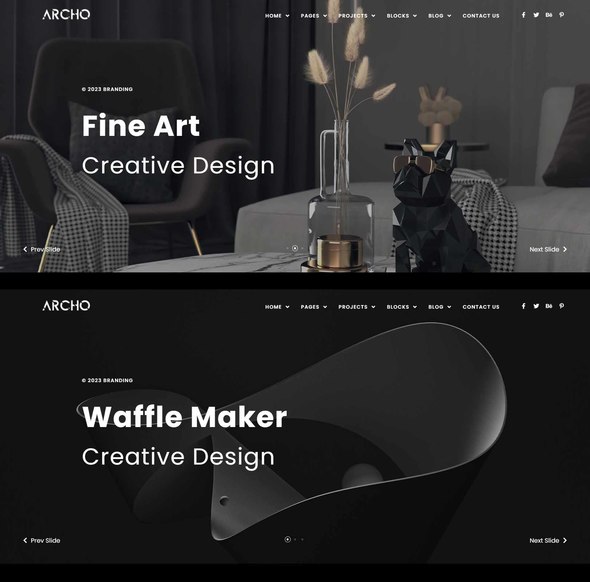 Archo - Architecture & Interior Elementor Template Kit product preview