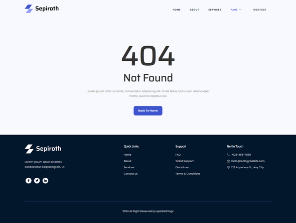 Sepiroth - Saas & Tech Startup Elementor Template Kit