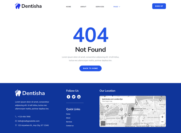Dentisha - Dentists & Dental Elementor Template Kit