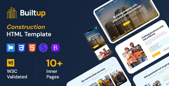 Builtup - Construction Company HTML Template