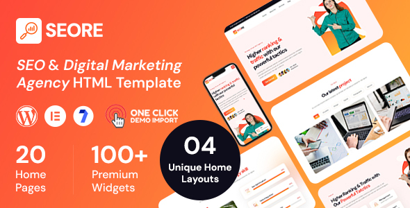 Seore – SEO Agency WordPress Theme product preview
