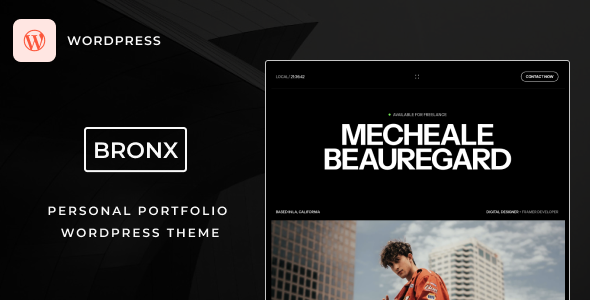 Preview image for Bronx | Portfolio Theme
