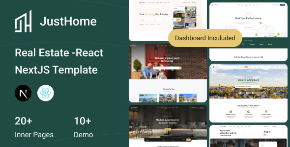 JustHome - Real Estate React NextJS Template