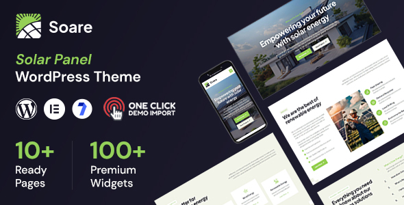 Soare – Solar Energy WordPress Theme product preview