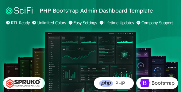 SCIFI - PHP Bootstrap Admin Dashboard Panel Template
