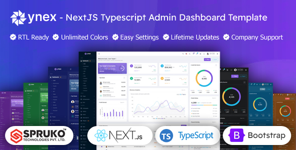 Ynex - Nextjs Typescript Admin Dashboard UI Template