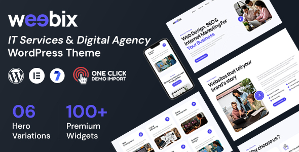 Weebix - Web Development WordPress Theme