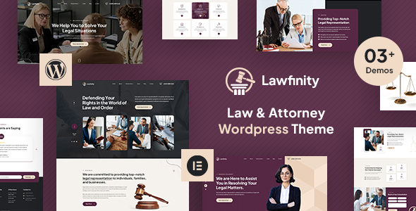 Lawfinity – Attorney WordPress Theme