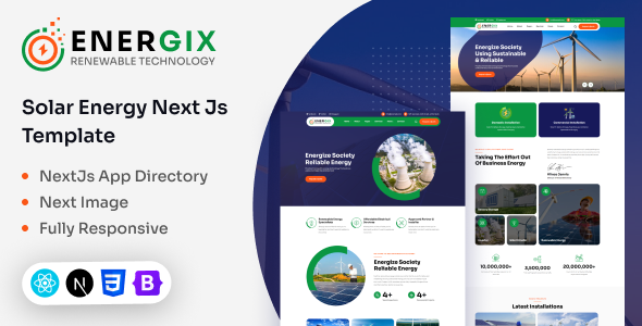 Energix - Solar Energy Next Js Template