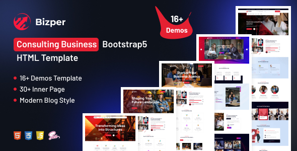 Business Consulting  HTML Template - Bizper