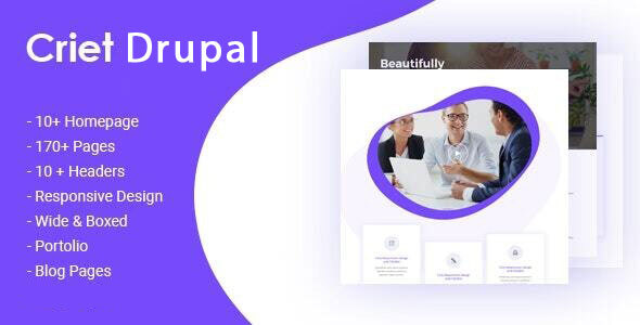 Criet | Responsive Multipurpose Drupal 10 Theme