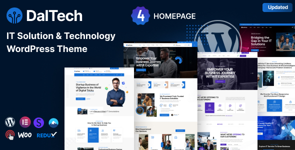 Preview image for Daltech - IT Solutions & Technology WordPress Theme