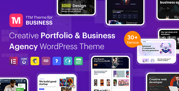 TTM - Business Agency Elementor WordPress Theme product preview