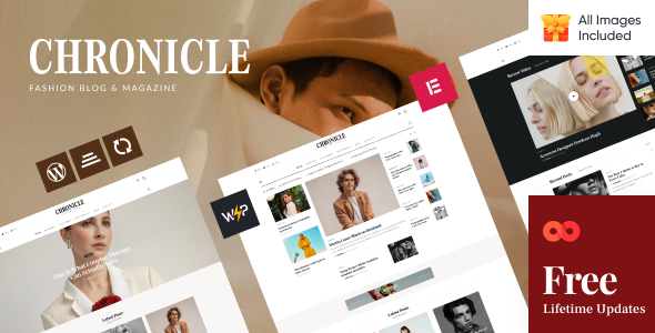 Preview image for Chronicle - Lifestyle Magazine & Blog WordPress Theme + AMP & Shop